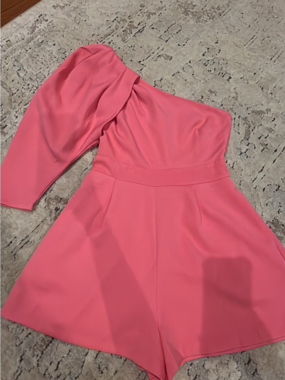 DO+BE One-Shoulder Pink Romper Dress